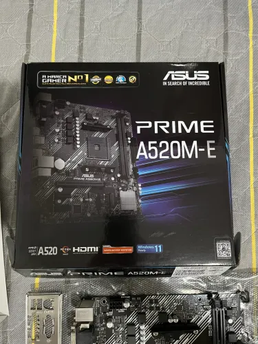 Placa mãe Asus Prime A520m-e AM4