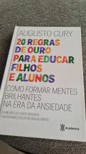 Livro 20 regras de ouro para educar filhos e alunos