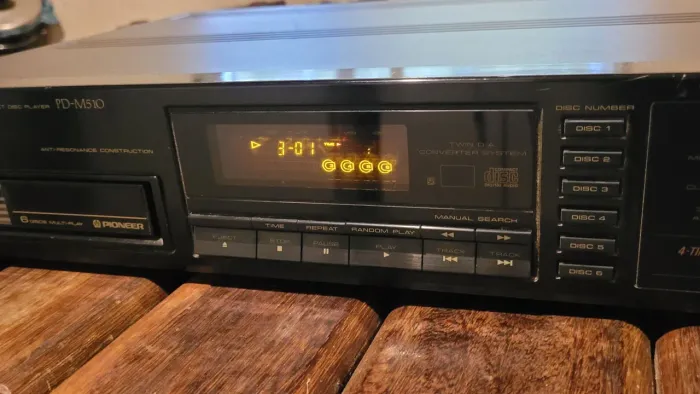 Cd player Pioneer PD-M510 | made in japan | 6 CDs
