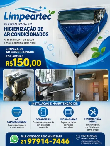 Limpeza de ar condicionado
