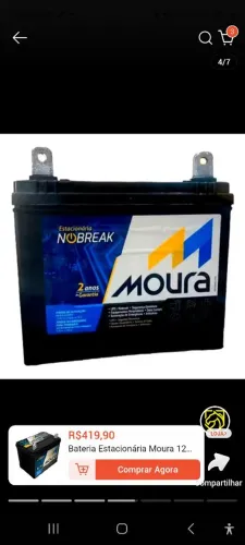 Bateria estacionaria 12v 63A