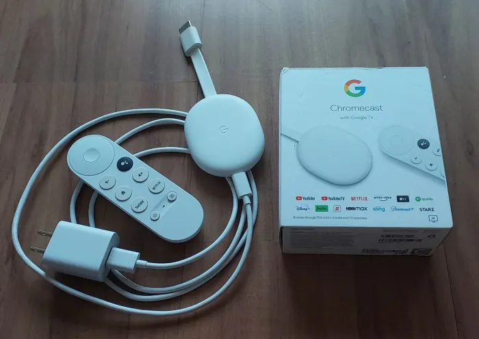 Chrome Cast 4 4k google branco ( Estado de novo)