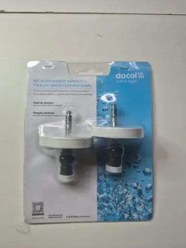 Kit Fixação e Acabamento Assento Sanitário Docol - Novo