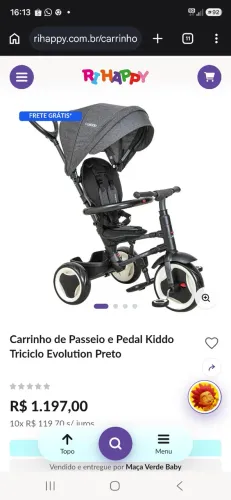 Triciclo kiddo