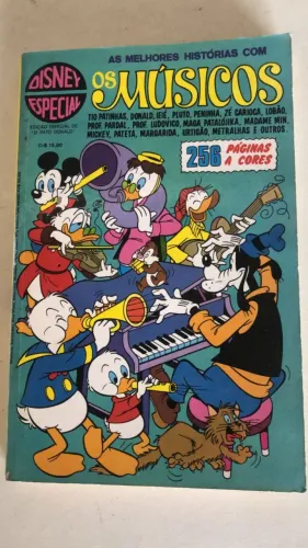 Disney Especial 27 - Os Músicos - Editora Abril 1976