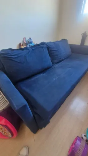 Sofa cama retratil - Azul