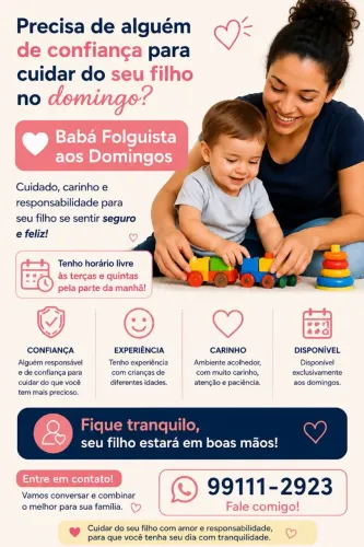 Babá disponível 