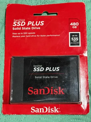 SSD SanDisk 480GB - NOVO
