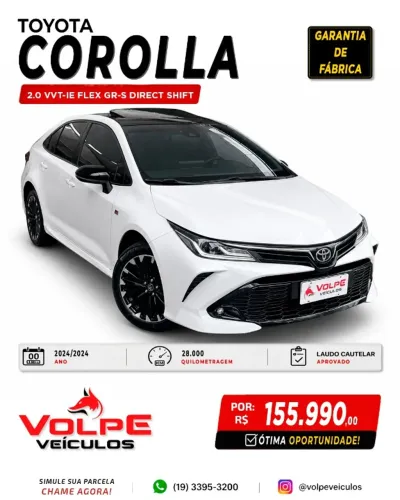 Toyota Corolla GR-Sport 2.0 Flex 16V AUT 2024