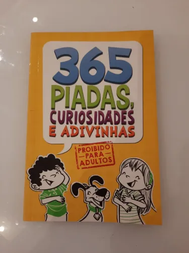 Livro- 365 piadas, curiosidades e adivinhas