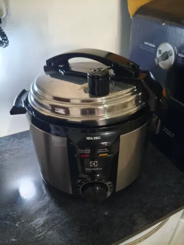 Panela de pressão elétrica inox 5 litros