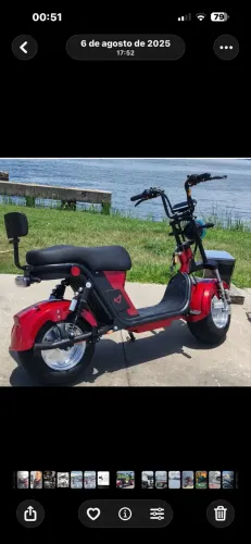 Scooter elétrica autopropelido 1000w!