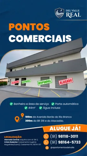 Aluguel de PONTOS COMERCIAIS | CASTANHAL-PA