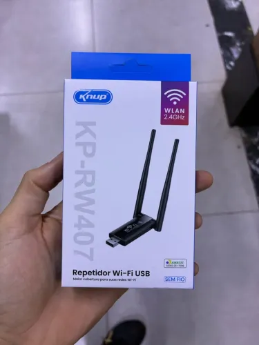 Repetidor Wi-Fi USB 300Mbps Amplificador de Sinal Internet - Produto Novo