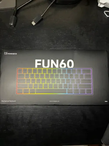 Teclado Mecânico Magnético Gamer Akko Fun60 Pro ARGB 8K Preto 60%