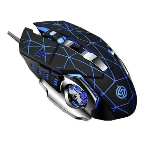 Mouse Gamer K-Snake Q5 RGB 3200 DPI USB com Fio - 6 Botões