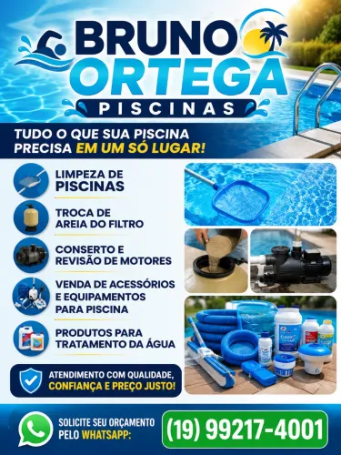 Limpeza e manutenção piscina