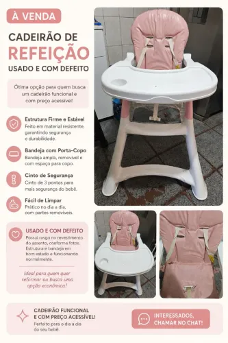 Cadeira de alimentação