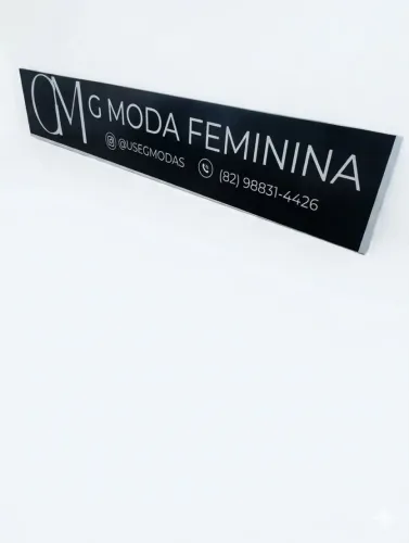 Placa comercial para faixada