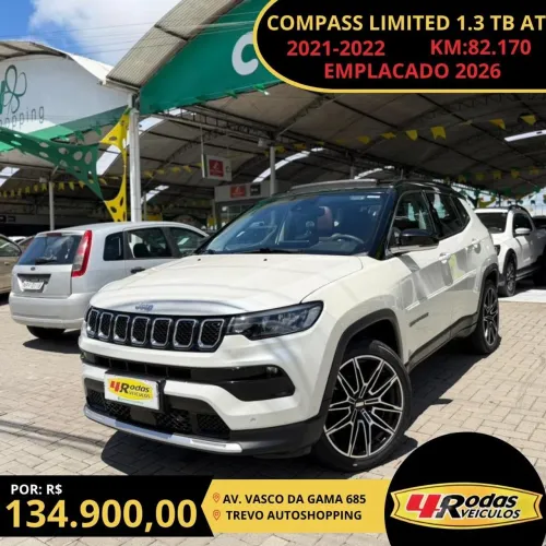 Jeep Compass Limited T270 1.3 TB 4X2 Flex AUT 2022