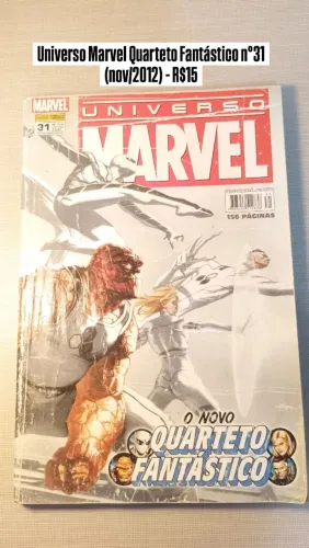 HQs da Marvel (Quarteto Fantástico e Homem Aranha)