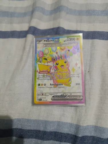 Picachu ex de fagulhas impetuosas (219/191) novo