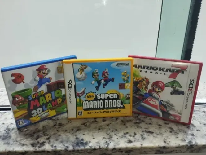 Jogos Mario Japoneses para Nintendo 3DS
