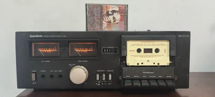 Tape deck Gradiente S-126 +Fita K7 original 