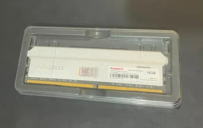 Memória Ram 16gb 1x16GB 3600 Mhz