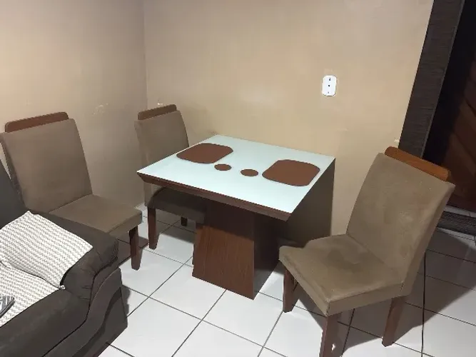 Kit 3 cadeiras mdf usadas