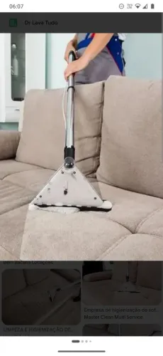 Limpeza sofá , carpetes,cortinas,colchão etc