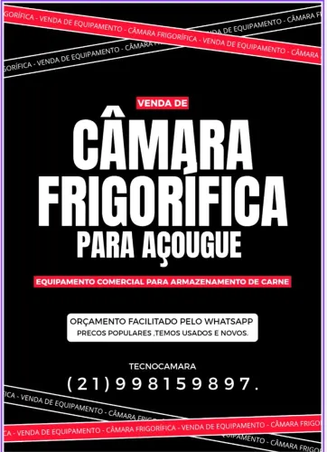 Câmara fria para açougue 