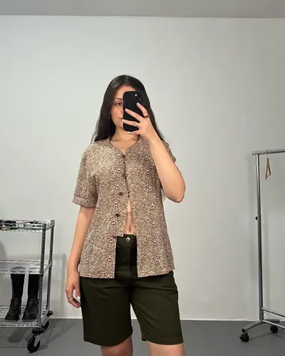 Blusinha e bermuda vintage