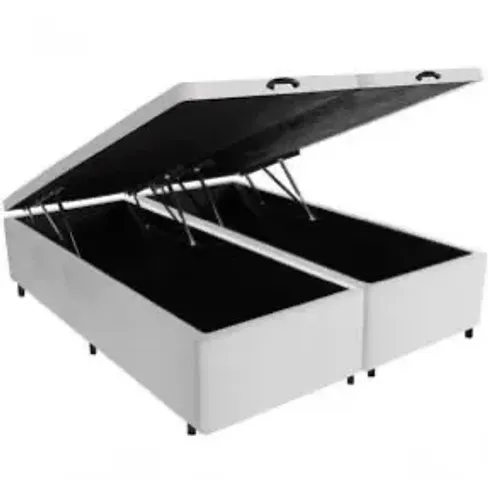 bau queen corino branco top house colchões- FRETE GRATIS / ENTREGA HOJE!!