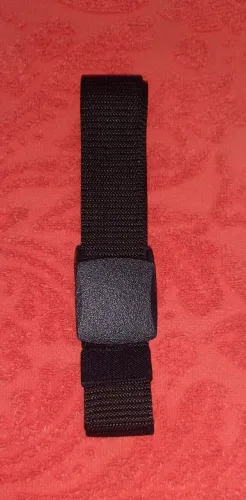 Cinto Tático Preto Fivela em Polímero 