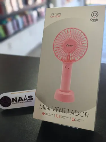 Mini ventilador recarregável 