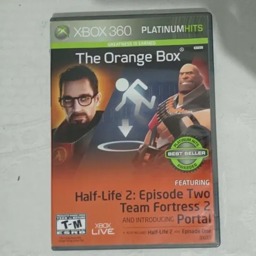 The Orange Box Platinum Hits Xbox 360 ( retrocompativel ) - Mídia Física Original -