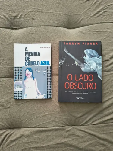 LIVROS LITERÁRIOS | "O Lado Obscuro" e "A Menina de Cabelo Azul"