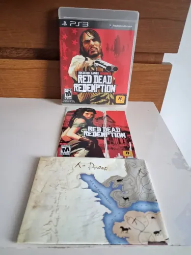 Red Dead Redemption com o mapa PS3
