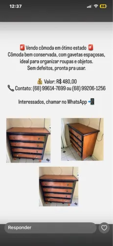 Cômoda em otimo estado