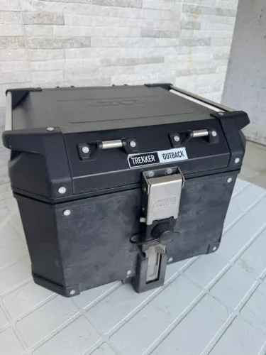 Baú Bauleto Givi Trekker Outback 42l Preto Alumínio Preto
