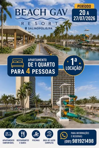 Beach gav resorts- semana de 20 a 27/07/2026