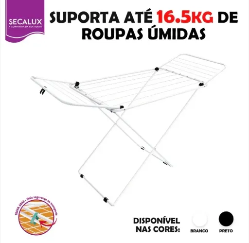 Varal de chão Secalux alta qualidade 