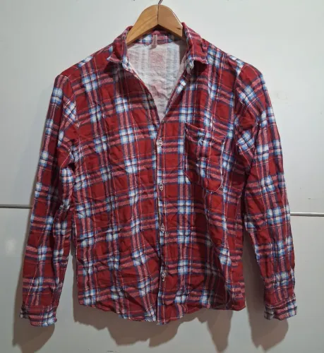 Camisa Xadrez Infantil (+ ou - 6 Anos)<br>6 ANOS