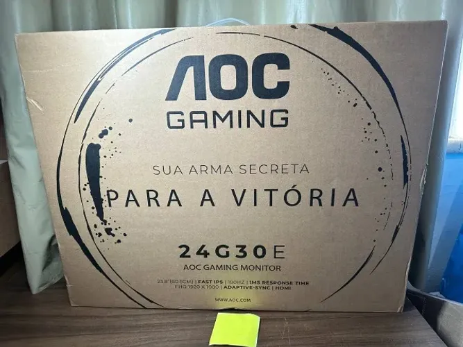 Monitor AOC Gamer 27" IPS 180hz LACRADO ! NOVO ! 0,5MS, BASE GIRATORIA, N.FISCAL, GARANTIA