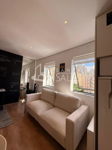 Apartamento à venda na Consolação, São Paulo-SP: 1 quarto, 1 banheiro, 1 vaga, 28m² de áre