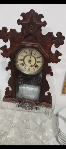 Relógio Ansonia Vovozinha de Parede funcionando
