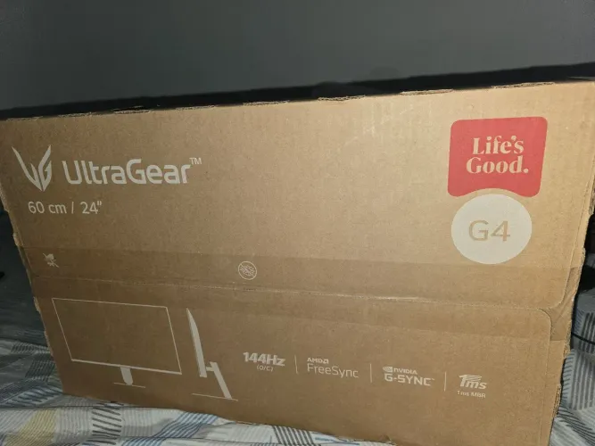Monitor Gamer LG UltraGear 24" IPS 144Hz 1ms 24G411A - Lacrado