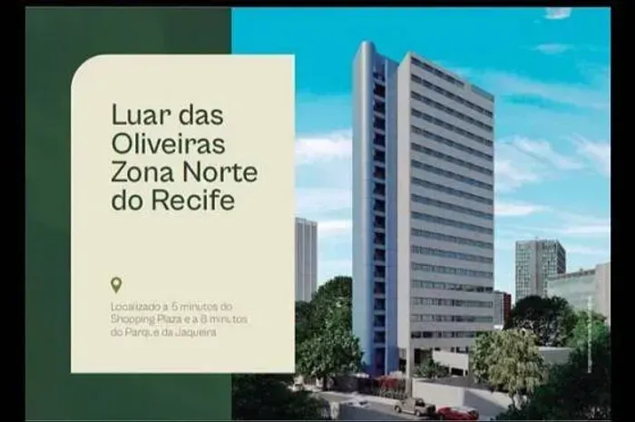 EM-Luar das Oliveiras Apartamento em CASA AMARELA com, 1 quarto, 1 suíte, 34 metros, lazer