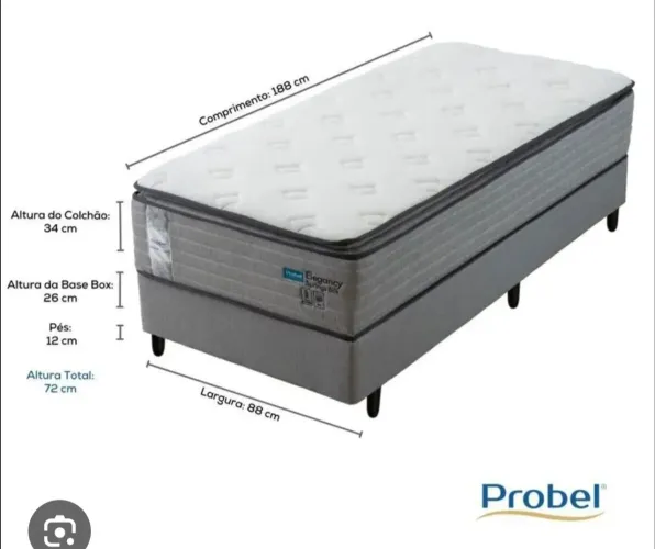 Cama box solteiro